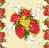 Схема вышивки «Подушка "цветы"»