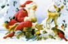 Схема вышивки «Дед Мороз и зверушки»