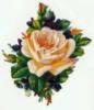 Схема вышивки «Чайная роза»