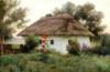 Украинский пейзаж с хатой: оригинал