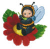 Схема вышивки «Малыши в костюмах- пчелка»