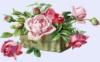 Схема вышивки «Розы в корзинке»