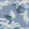 Схема вышивки «Летите голуби, летите»