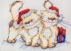 Схема вышивки «Рождественские коты»