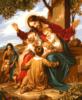 Схема вышивки «Исус и дети»