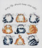 Схема вышивки «Жизнь и кошки»