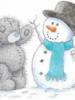 Тедди и снеговик: оригинал