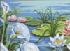 Схема вышивки «Цветы у пруда»