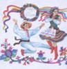 Схема вышивки «Украинский танец»