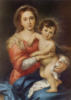 Схема вышивки «Богоматерь с младенцем»