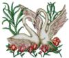 Схема вышивки «Лебеди-ОТЛИЧНАЯ СХЕМА!»