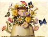 Схема вышивки «Чайник с цветами»