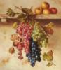 Схема вышивки «Виноград и яблоки»