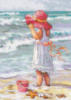 Схема вышивки «Девочка на берегу»