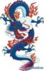 Схема вышивки «Китайский дракон »