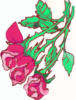 Схема вышивки «Букет роз»