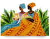 Схема вышивки «Дыхание Африки»
