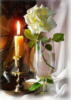 Схема вышивки «Роза со свечой»