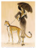 Схема вышивки «Дама с гепардом»