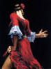 Схема вышивки «Танцовщица фламенко»