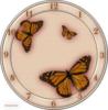 Схема вышивки «Часы с бабочками»