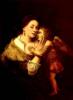 Рембрандт. Венера и Амур.: оригинал