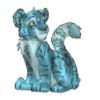 Схема вышивки «Синий тигрёнок»