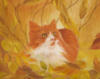 Схема вышивки «Осенние кошки»