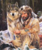 Индеец и волк: оригинал