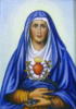 Схема вышивки «Католическая икона Б. Матери»