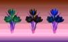 Схема вышивки «Stylish Flowers - Inverse»