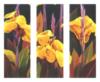 Схема вышивки «Stylish Flowers - Triptych»