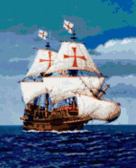 Вышивка на канве море Вышивка на канве море