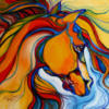 Схема вышивки «Abstract Horse Painting»