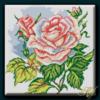 Схема вышивки «Подушка с розой»