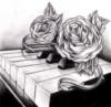 Розы на клавишах: оригинал