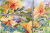 Схема вышивки «Floral Dec - Abstract Triptych»