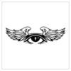 Схема вышивки «Глаз-ангел»