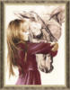 Схема вышивки «Девочка с лошадью»