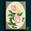 Схема вышивки «Розы розовые»