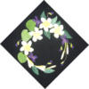 Схема вышивки «Bright Flowers on Black»