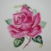Схема вышивки «Подушка "роза"»
