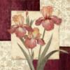 Схема вышивки «Flowers Decoration - Irises»