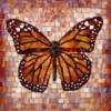 Схема вышивки «Мозаика "Бабочка" 4»