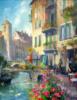 Схема вышивки «Городской пейзаж Венеции»