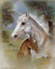 Схема вышивки «Лошадь и жеребенок»