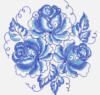 Синие розы: оригинал