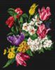 Схема вышивки «Яркие цветы»
