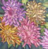 Схема вышивки «Подушка "Хризантемы"»