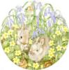 Схема вышивки «Крольчата»
